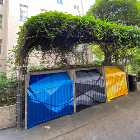 Häusschen der Mainzer Mobilität von Studio Lacks